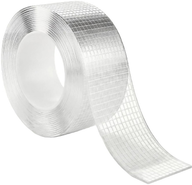 쿠말 뜯어 쓰는 흔적없는 초강력 실리콘 양면 테이프 5m, 투명, 1개