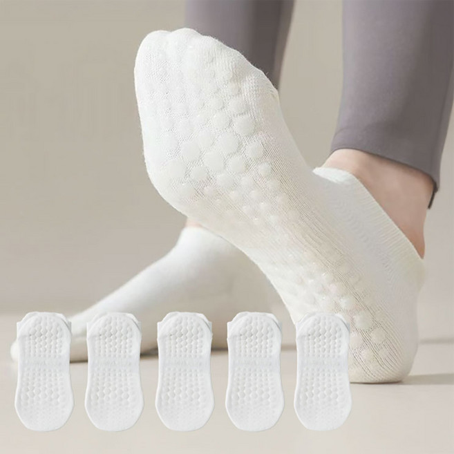 에이러블 여성용 미끄럼방지양말 어르신 양말 5켤레