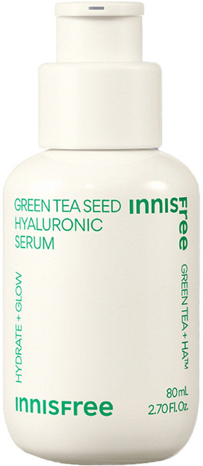 INNISFREE 台灣公司貨 綠茶籽玻尿酸保濕精華, 80ml, 1瓶