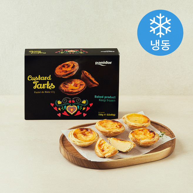 포르투갈 에그타르트 (냉동), 60g, 12개입, 1개