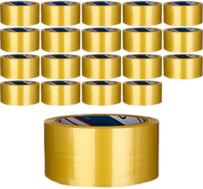 부광테이프 중포장 박스테이프 48mmx 100m, 투명, 20개