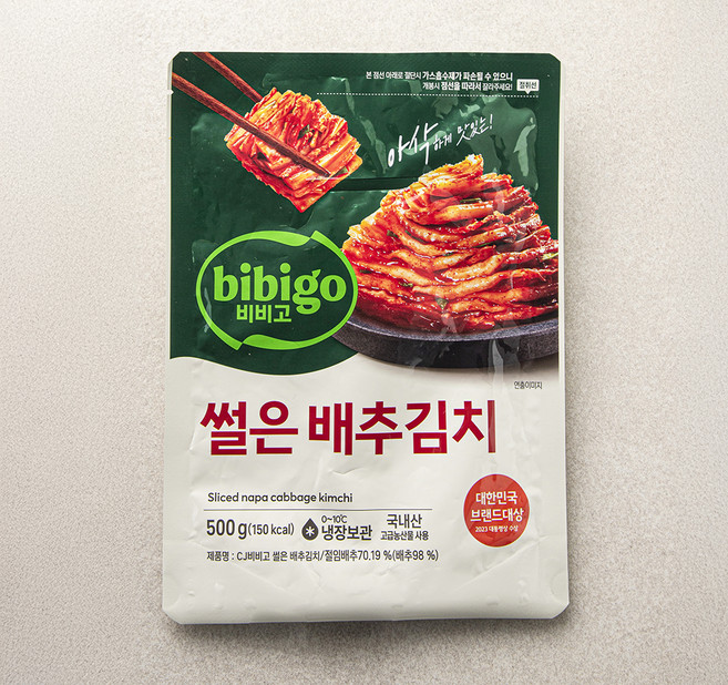 비비고 썰은배추김치, 500g, 1개