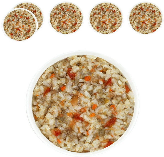 짱죽 유아용 실온 이유식 완료기 아기밥, 혼합맛(비프/토마토), 160g, 6개