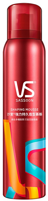 VS 沙宣 強力持久造型慕斯, 1個, 250ml