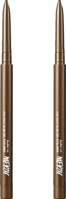 MERZY The First 極細眼線膠筆 0.05g, GS4 Brown Quartz, 2支