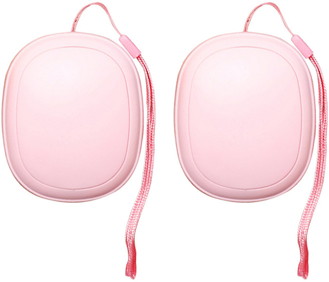 充電恒溫暖手寶 Set 2 圓潤光滑表面, G049, 櫻花粉