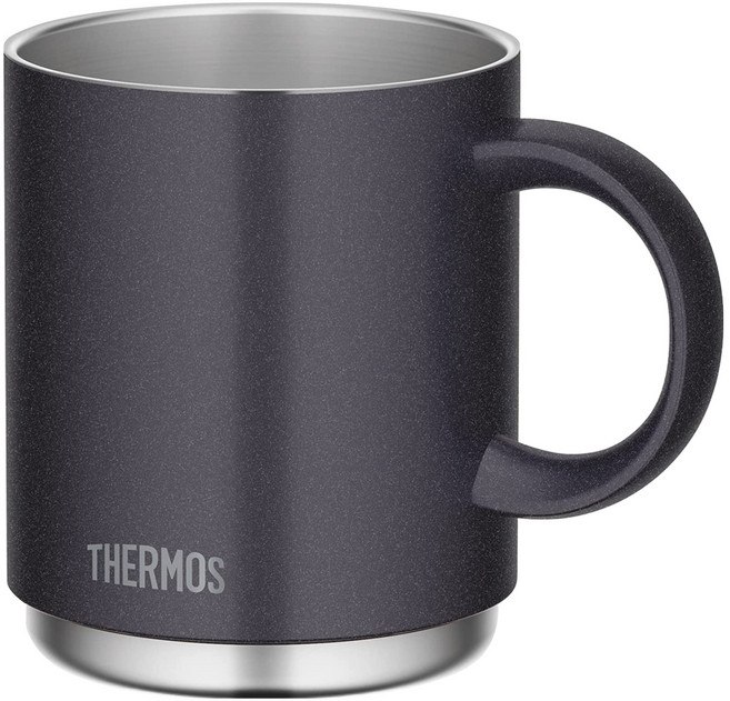 THERMOS 膳魔師 真空斷熱馬克杯 JDS-450 450ml 不鏽鋼材質, 金鋼灰, 1個