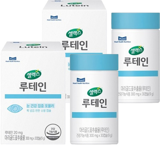 Selex 葉黃素膠囊 9g, 30顆, 2罐