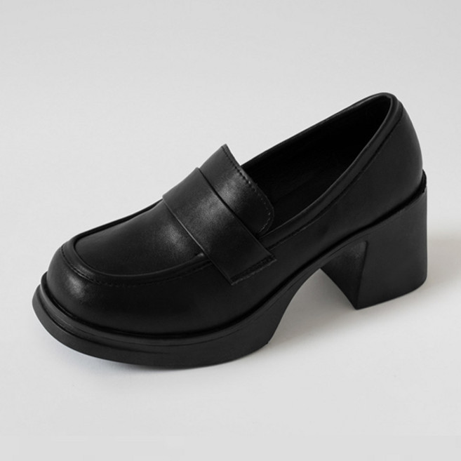 CHAAKAN SHOES 女款 O'Connell 厚底樂福跟鞋 皮革 LHLTS1g809