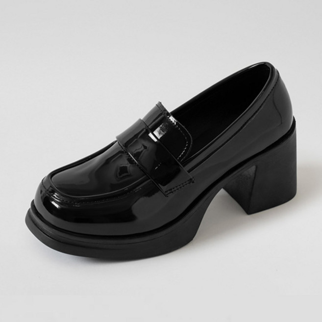 CHAAKAN SHOES 女款O'Connell厚底樂福跟鞋 漆皮 LHEMS1g810