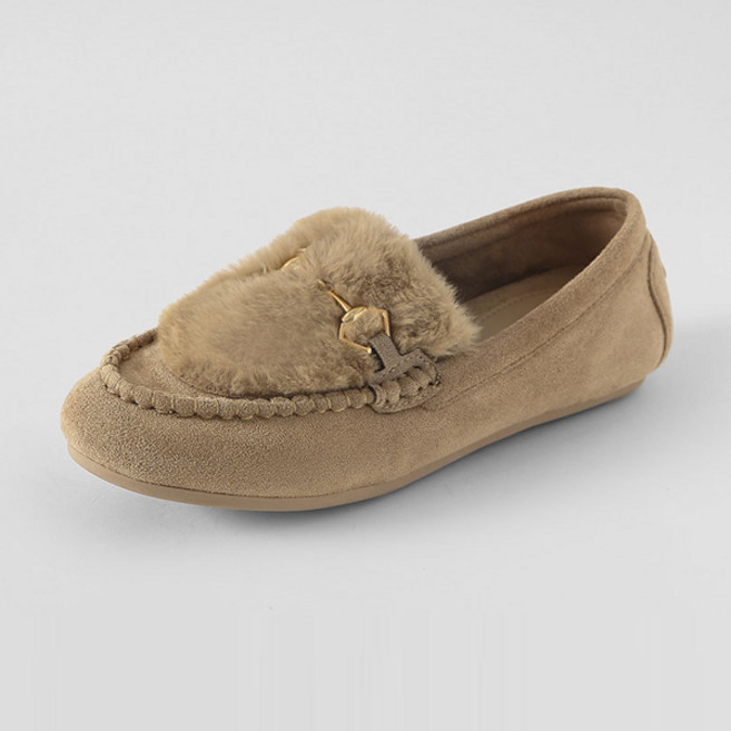 착한구두 여성용 리암 기모 드라이빙 방한 로퍼 WTLTR4f844