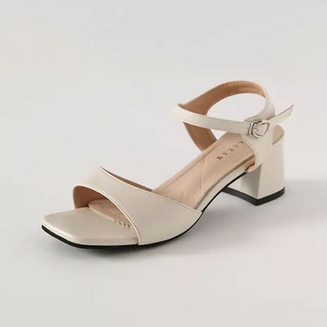 ChakanShoes 女款瑪莉珍高跟涼鞋 SDLTS2d186, 240mm, 象牙白