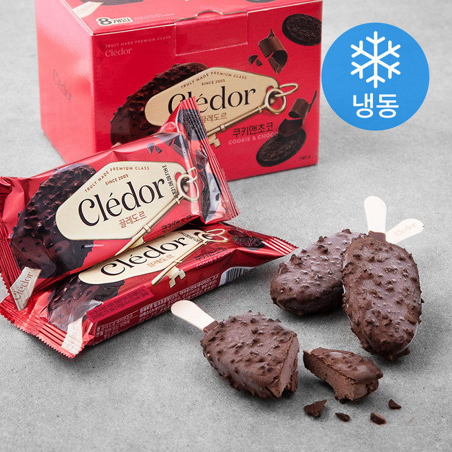 끌레도르 쿠키앤초코바 (냉동), 90ml, 8개입, 1박스