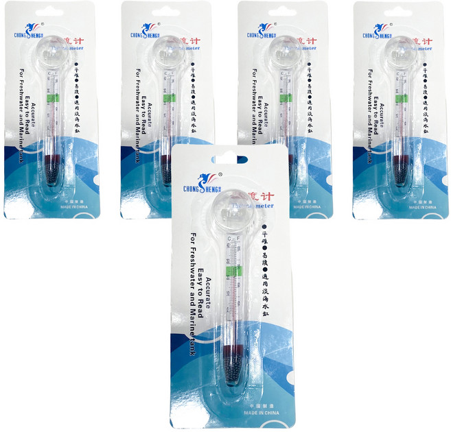 미미네아쿠아 Yumei 온도계 YM-050, 5개