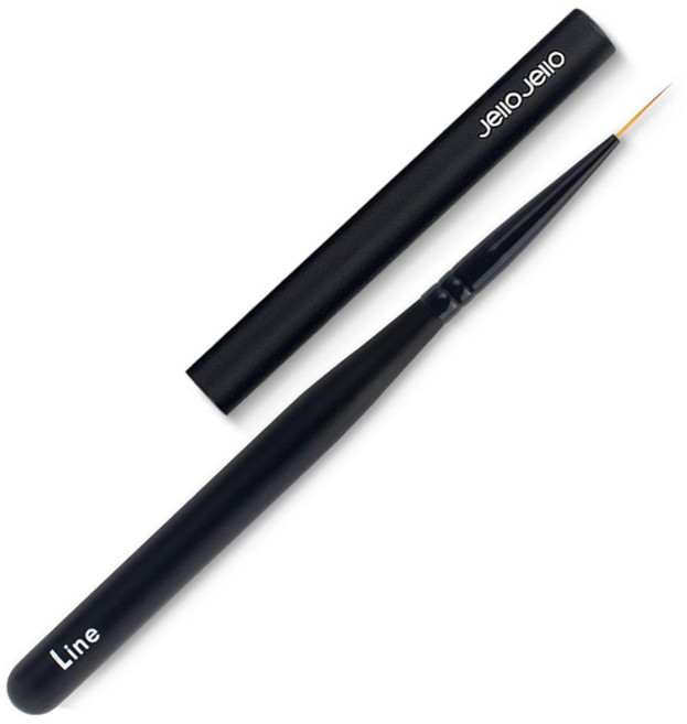 젤로젤로 플렉서블 라인 네일브러쉬, 1개, 혼합색상