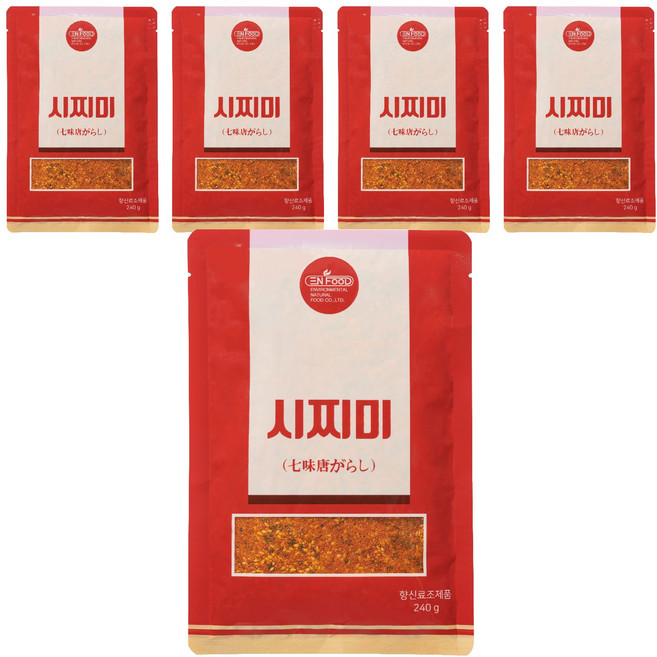 이엔푸드 시찌미, 240g, 5개