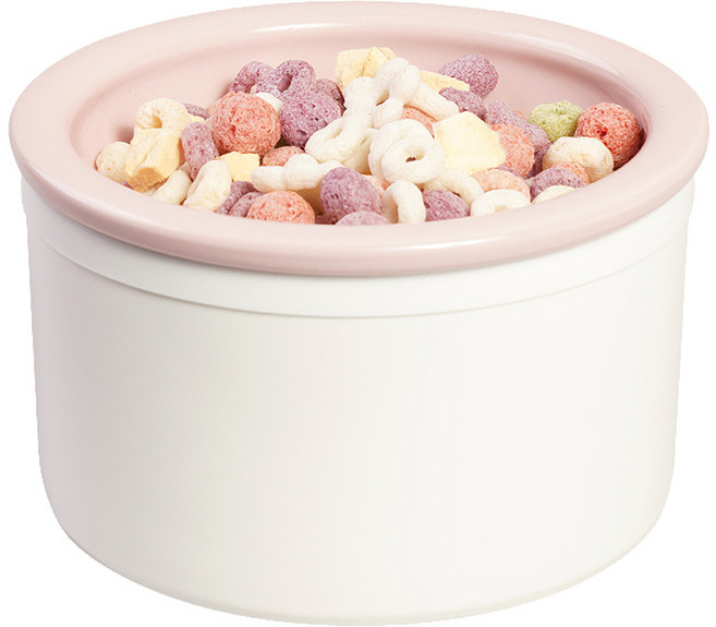 보울보울 헬로 둥근볼 3p 세트 10cm(h), 파우더핑크+밀크화이트, 1세트