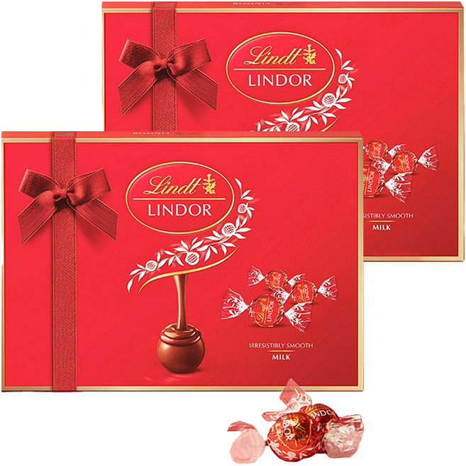 린도르 린트 린도볼 밀크 초콜릿 12p, 150g, 2개