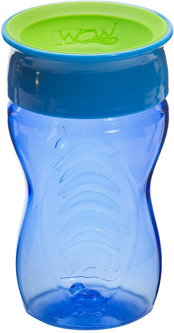 WOW Cup Tritan Kids系列 防漏學習杯, 藍色, 296ml, 1個