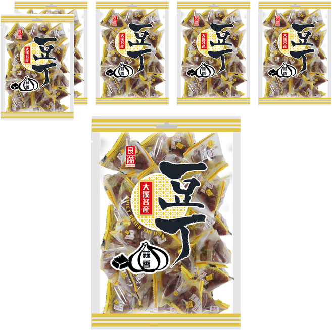 良澔 大溪名產豆丁 獨家蒜香豆丁, 220g, 6袋