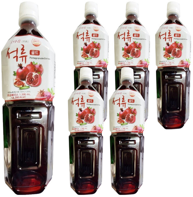 파낙스 참다음 석류 골드 음료베이스, 1.5L, 6개