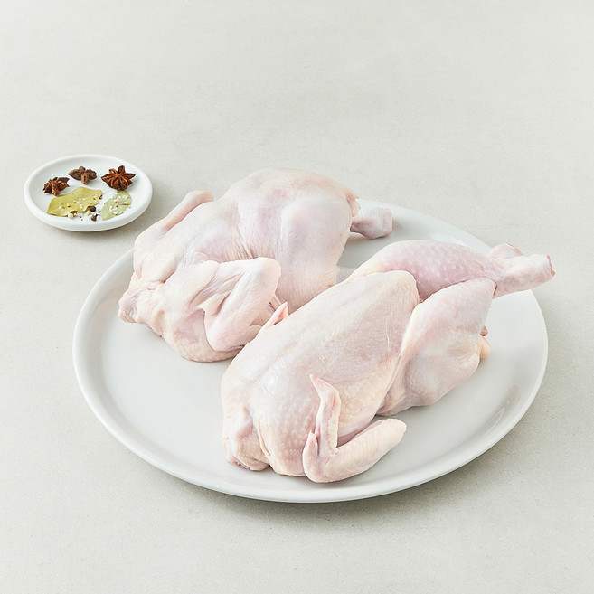 곰곰 1등급 생닭 두마리 (냉장), 1.4kg, 1세트
