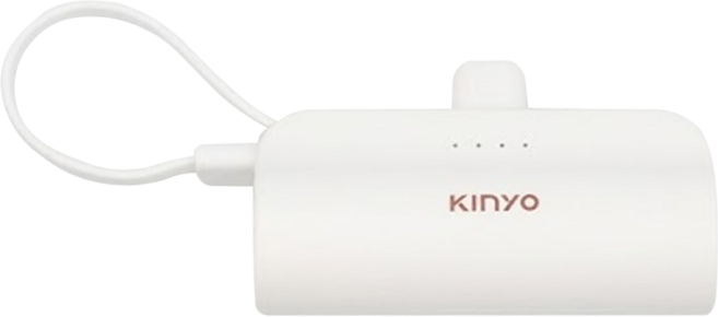 Kinyo 2in1 輕便型行動電源, KPB-2300, 白色