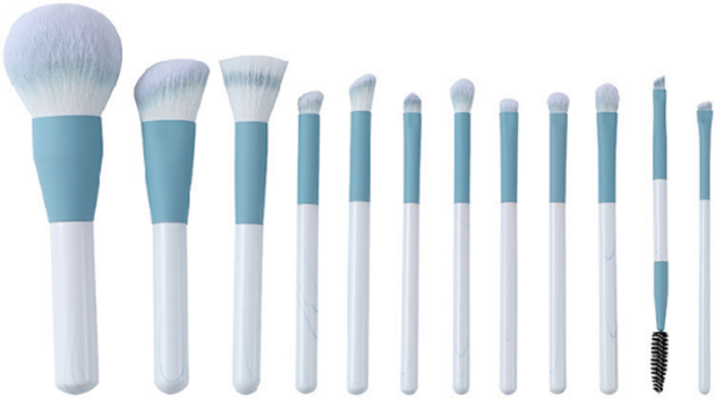 디에스 파스텔 메이크업 브러쉬 세트, 블루, 1개