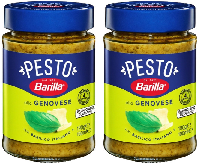 바릴라 바질 페스토 소스, 190g, 2개