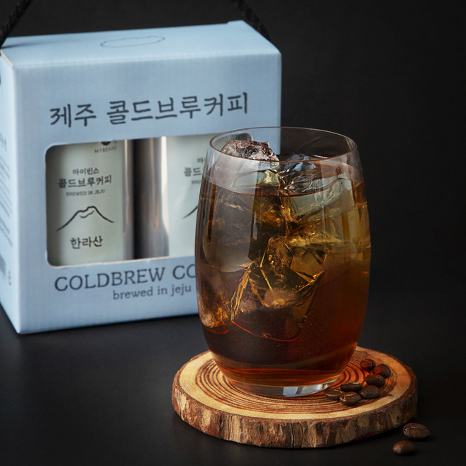 마이빈스 콜드브루 커피 선물세트, 350ml, 2캔