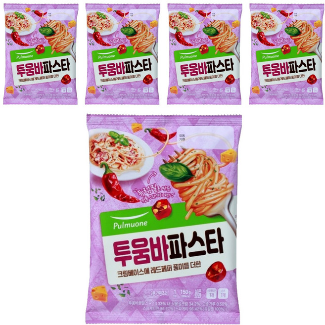 풀무원 투움바 파스타, 150g, 5개