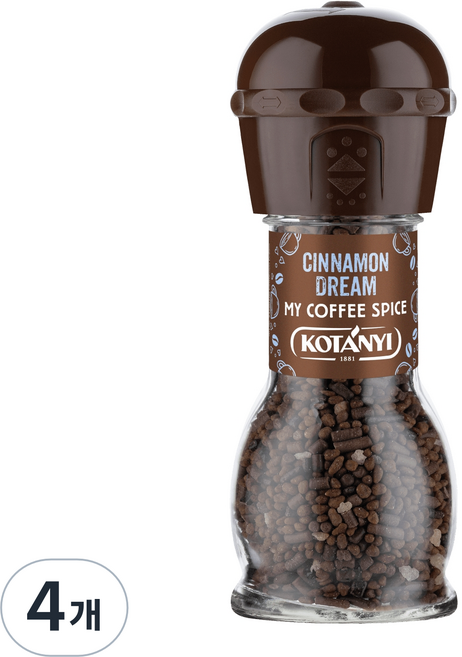 코타니 시나몬 드림 그라인더, 4개, 66g