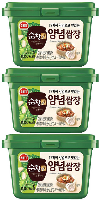 순창궁 12가지 양념으로 맛있는 양념쌈장, 500g, 3개