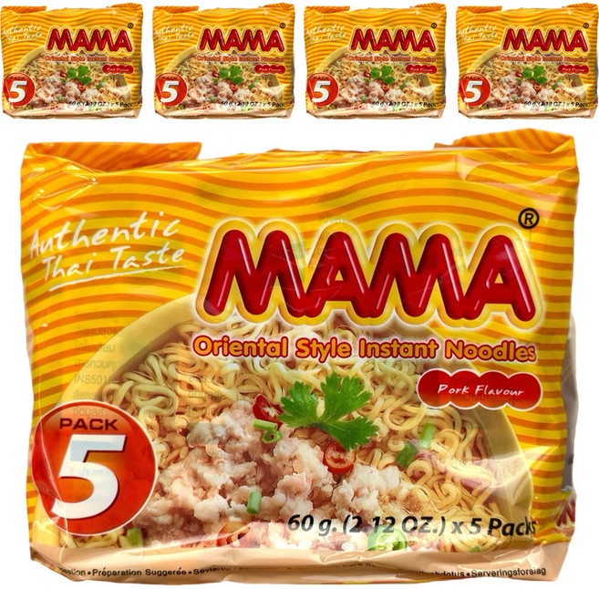 MAMA 泰式豬肉風味泡麵 60g, 25包