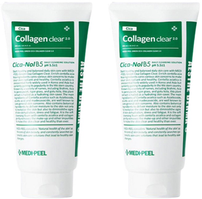 메디필 그린 시카 콜라겐 클리어 젤클렌저 2.0, 120ml, 2개