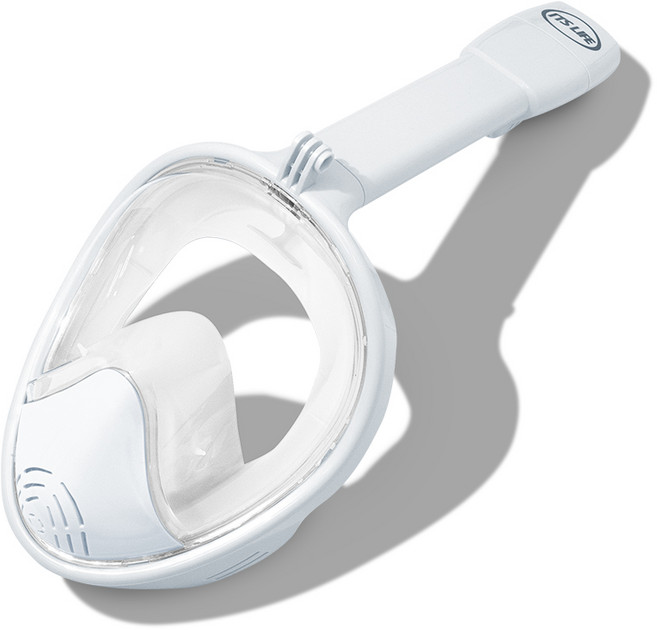 It's Life 第三代全罩式浮潛面罩, 白色