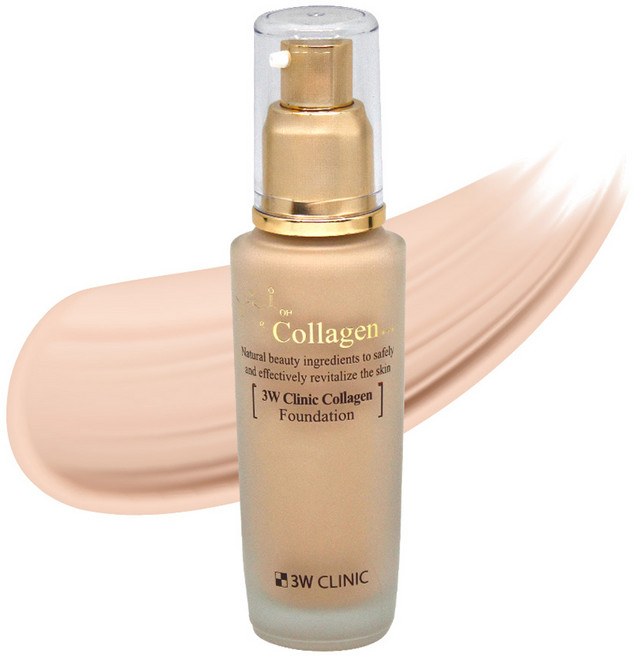 3W클리닉 콜라겐 파운데이션 50ml, 21호 투명베이지, 1개
