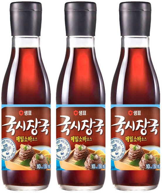 Sempio 膳府 韓式蕎麥麵沾醬, 350ml, 3個
