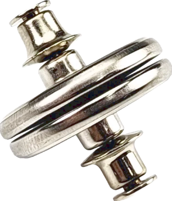 磁吸窗簾扣 3 x 2cm, 銀色, 10個