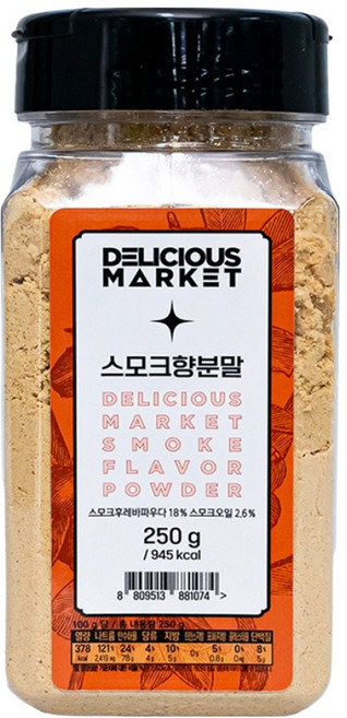 딜리셔스마켓 스모크향 분말 중형, 250g, 1개