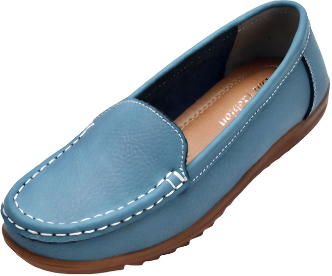 유세븐 효도화 여성용 가죽 컴포트 베이직 로퍼 DM1005