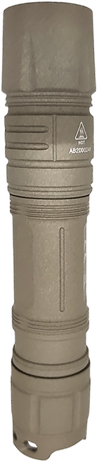 CYANSKY P25 V2.0 戰術手電筒 3600流明 最大射程208米 IPX8防水, 灰白色, 1個