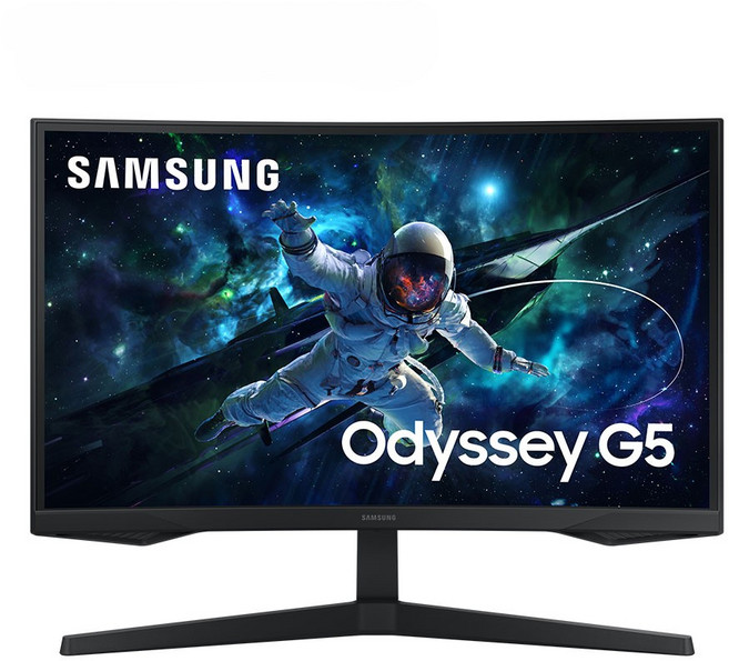 SAMSUNG 三星 G5 27型 VA 2K 165Hz Odyssey曲面電競螢幕 S27CG552EC 16:9, 27吋, 1台