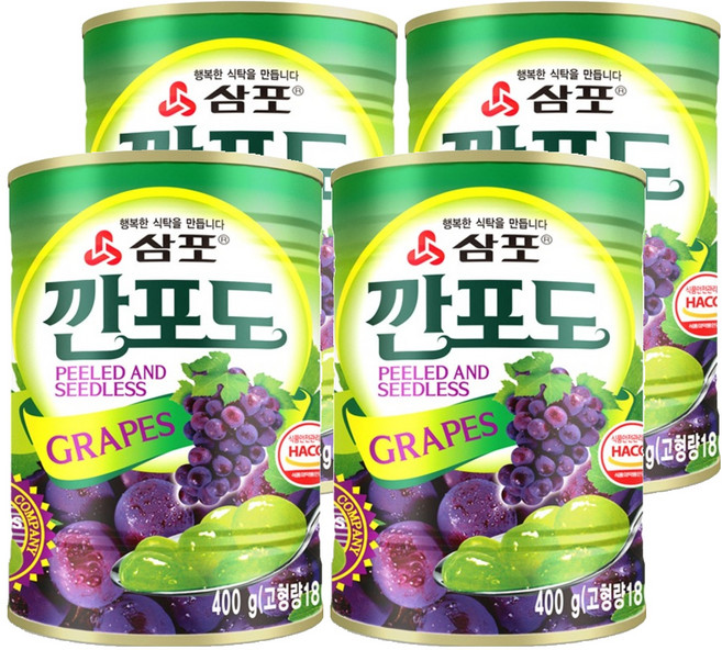 삼포 깐포도, 400g, 4개