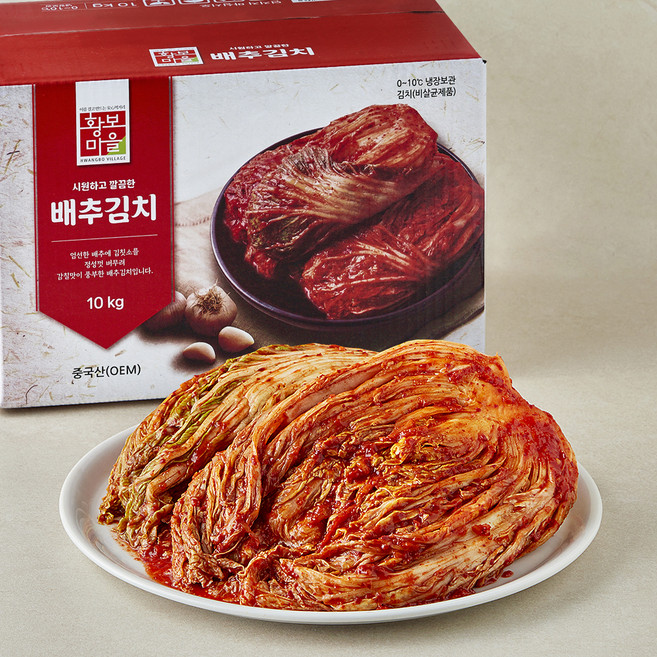황보마을 배추김치, 10kg, 1개