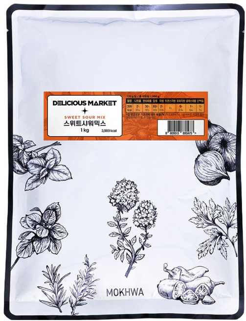 딜리셔스마켓 스위트 사워믹스 조미료 팩, 1kg, 1개