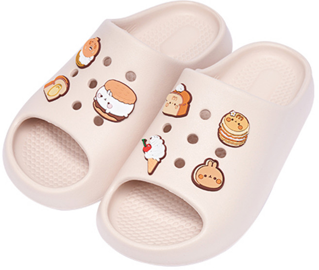 에이블팩토리 여아용 몰랑이 폼폼 슬리퍼