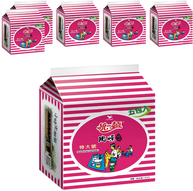 統一 統一麵 肉燥風味 特大號 85g, 30包