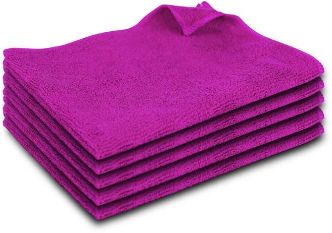 청소해결사 경편 초극세사 손걸레 30 x 40 cm, 5개, 핑크