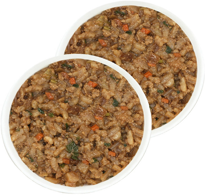 짱죽 돈불고기 야채 짜장밥, 혼합맛(돼지고기 / 밀 / 대두 / 우유 / 소고기 / 닭고기), 160g, 2개